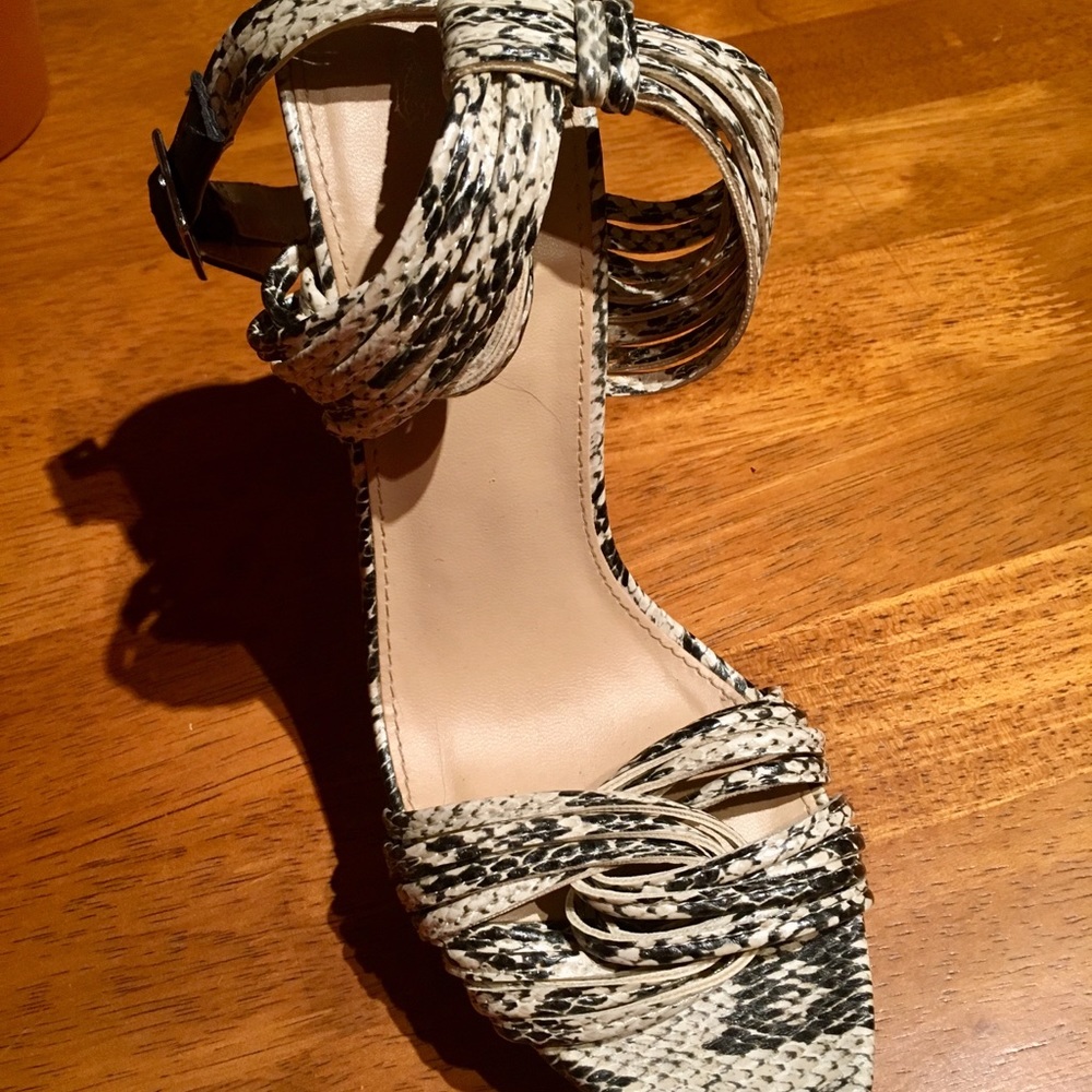 Snake skin heels